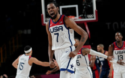 Kevin Durant, US hold off France for fourth straight Olympic gold medal